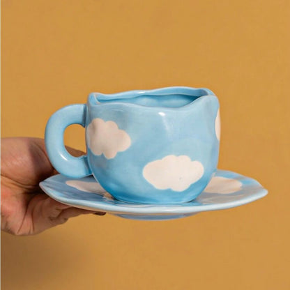 Cloud Dream Ceramic Mug with Coaster (300ml)