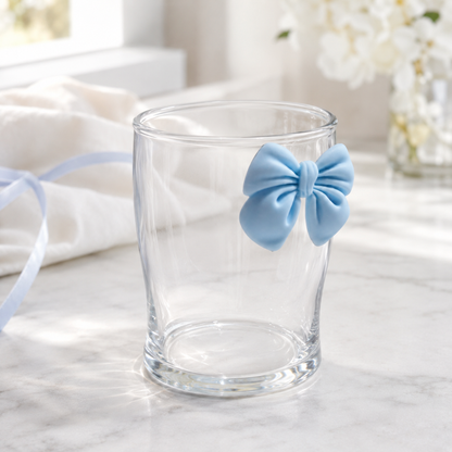 Specialty Cute Micron Glass with Resin Bow (310ml)
