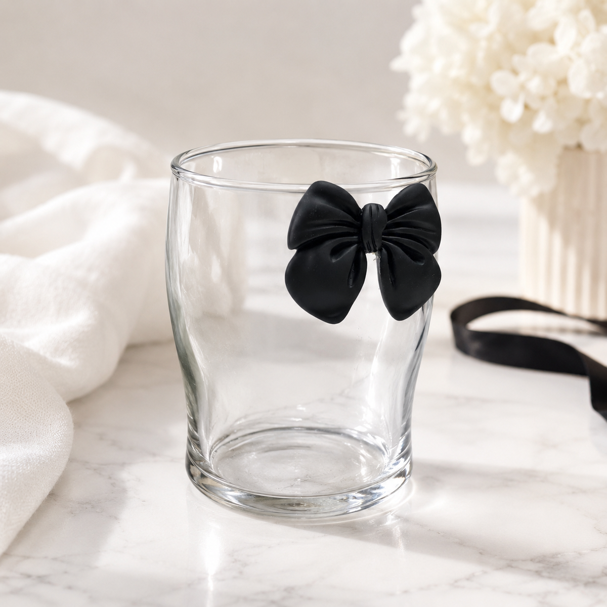 Specialty Cute Micron Glass with Resin Bow (310ml)