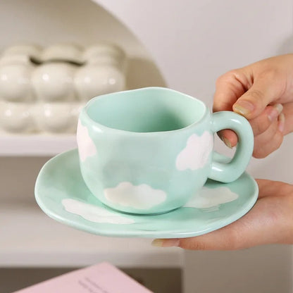 Cloud Dream Ceramic Mug with Coaster (300ml)